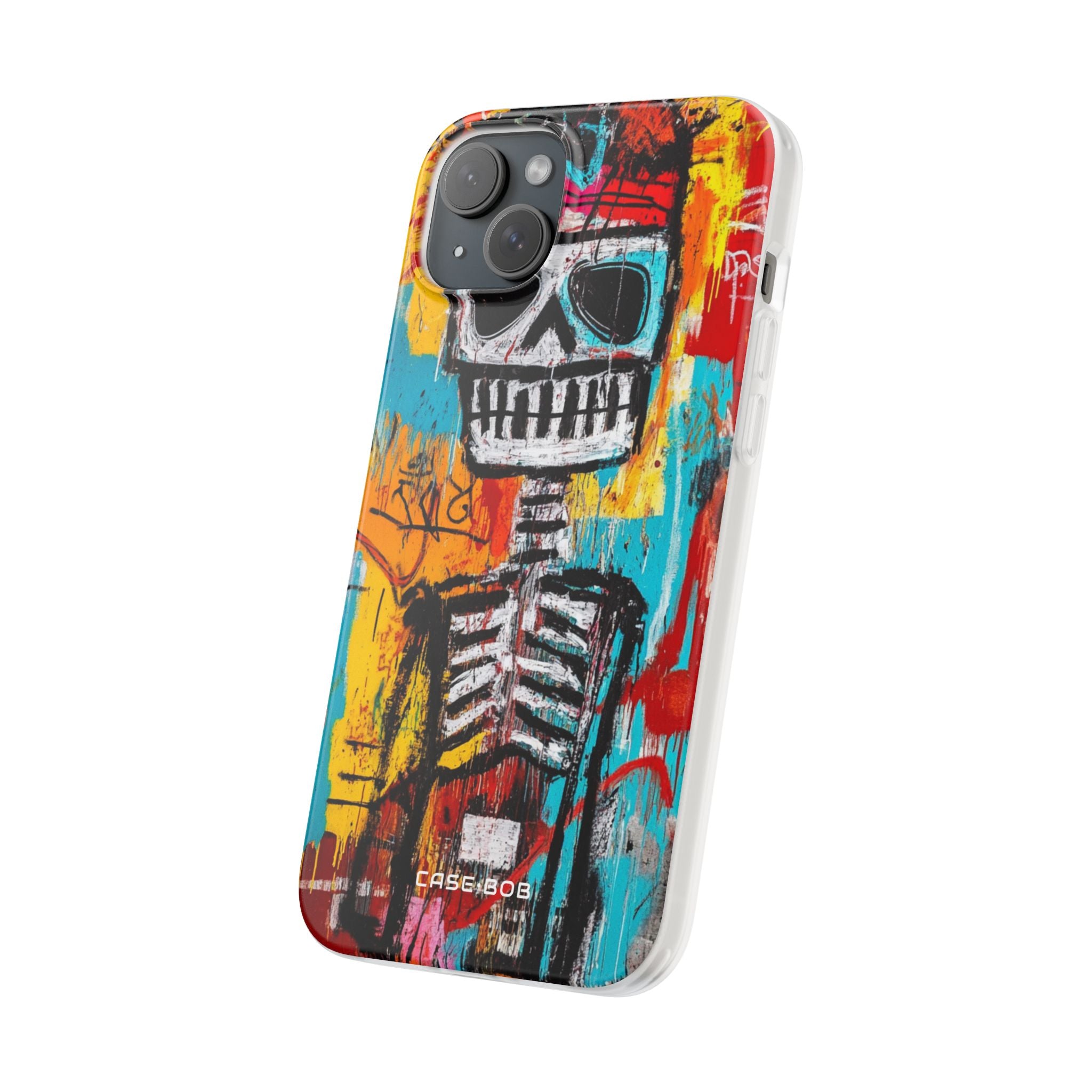 Skeleton Riot iPhone 15 Plus Case - Soft