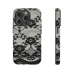 Lilrunge Gothic Flower - Protective Phone Case