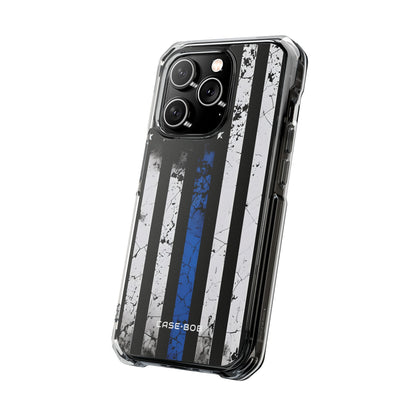 Blue Stripe Flag iPhone 14 Pro Case - Impact