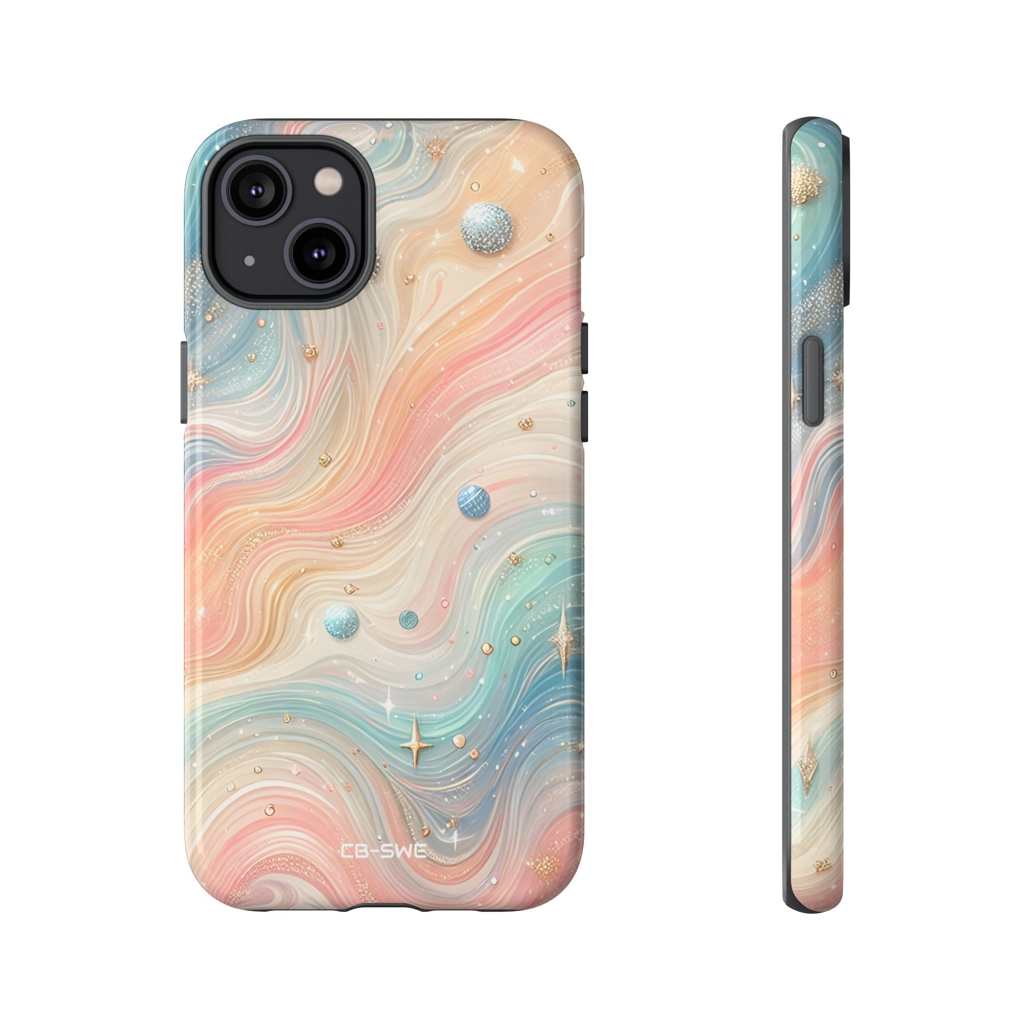 Celestial Waves Dance - iPhone Case