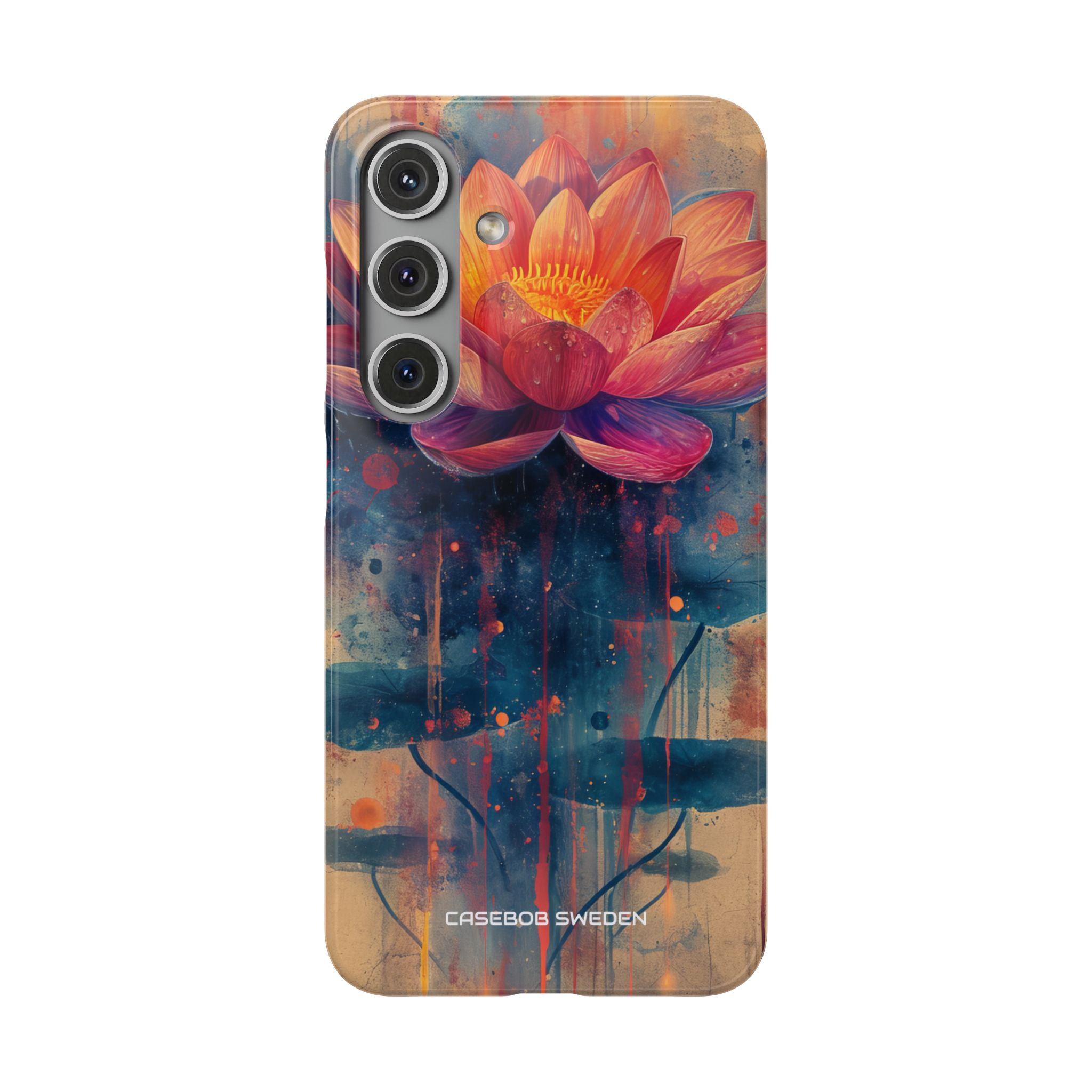 Lotus Blossom Art - Slim Samsung S24 Phone Case