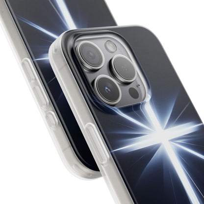 Glowing Crossburst iPhone 15 Pro Case - Soft