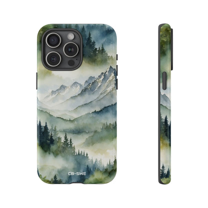 Misty Peaks Emerge - iPhone Case