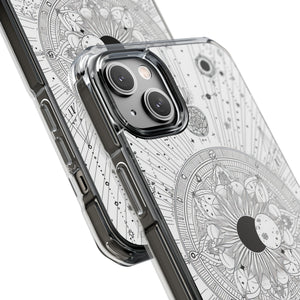 Celestial Mandala Mystique – Handyhülle für iPhone (Clear Impact – Magnetisch) 