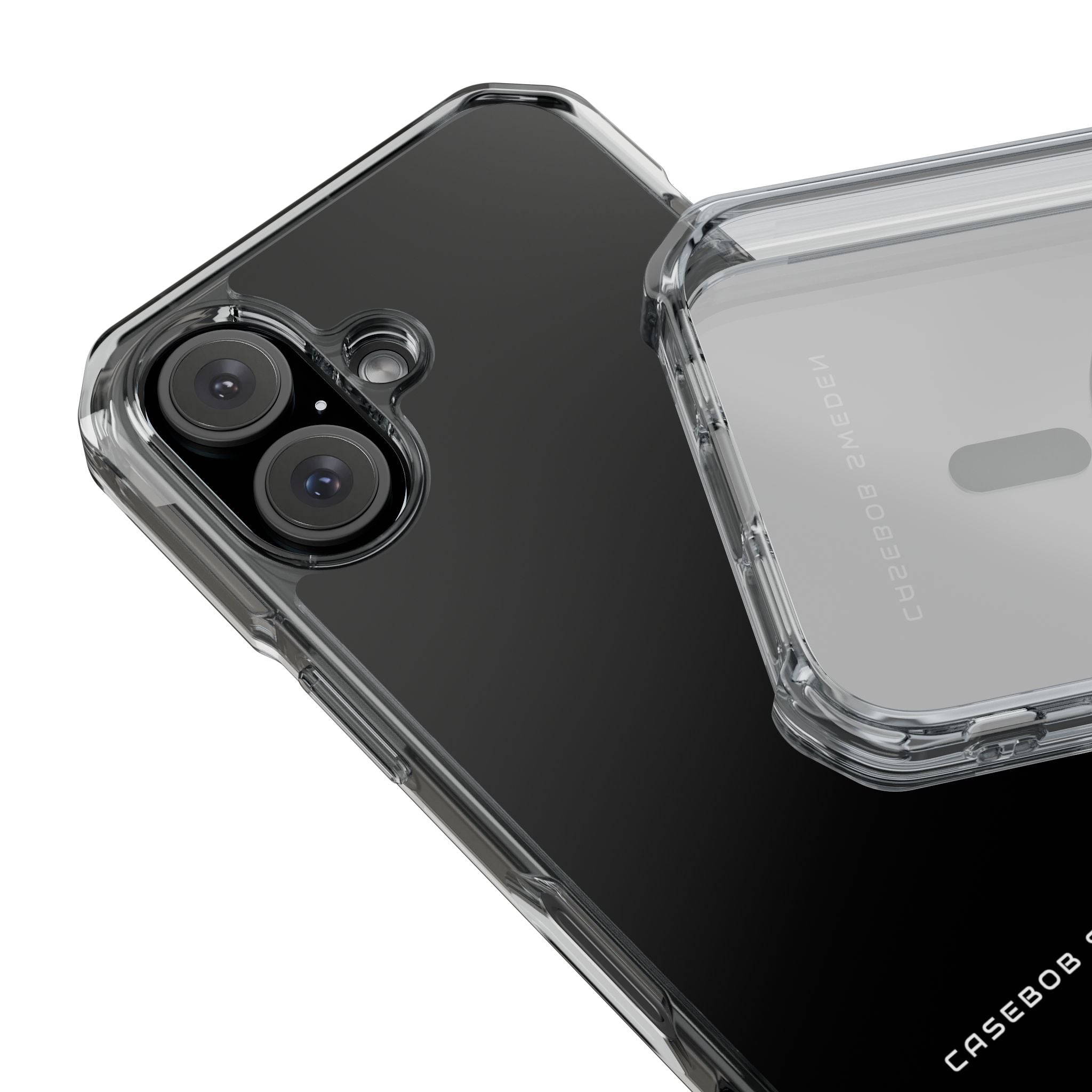 Black iPhone 16 - Clear Impact Phone Case