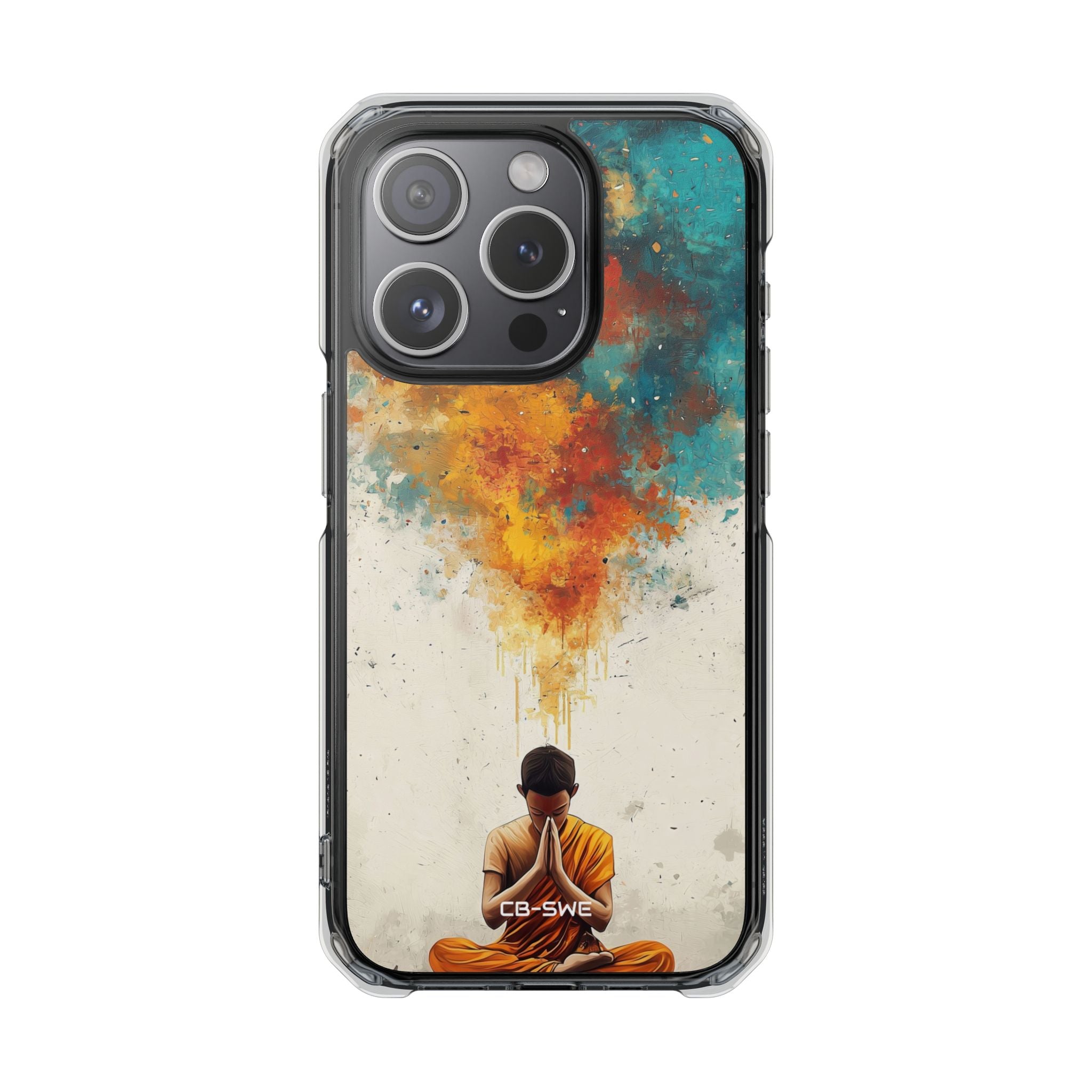 Monk Embracing Enlightenment iPhone Case - Impact