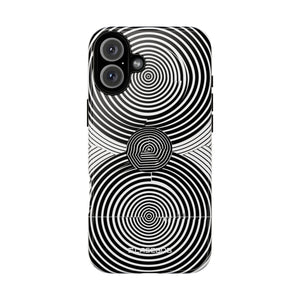 Dynamic Depth: Black and White Op-Art - for iPhone 16