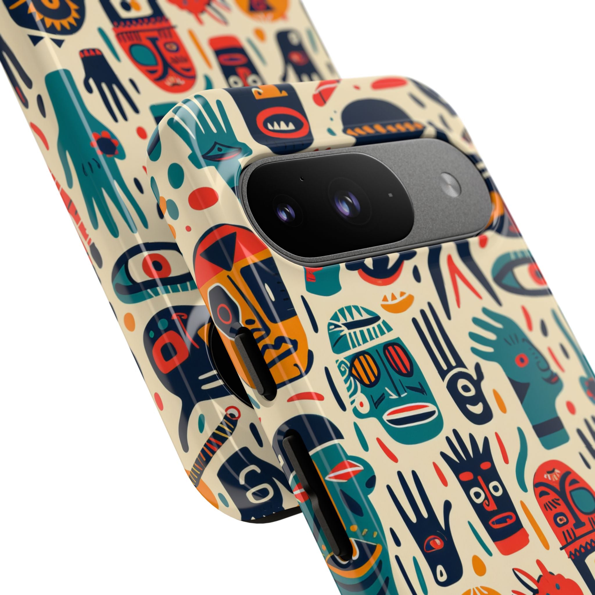 Vivid Faces Google Pixel 9 Case - Tough