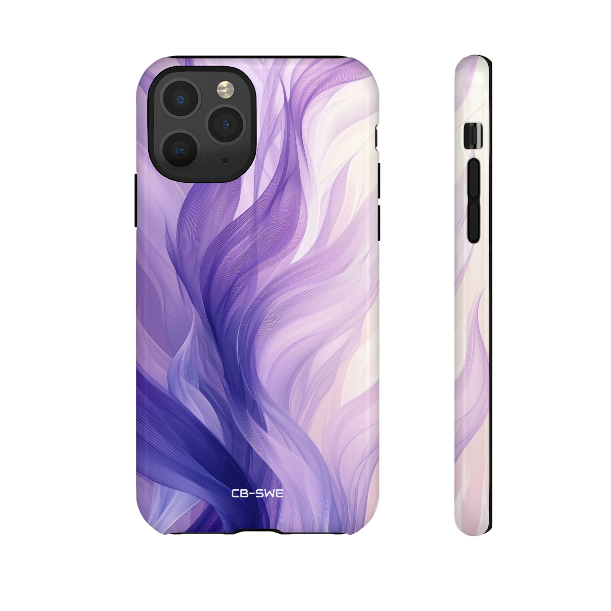 Flowing Purple Whispers - iPhone Case