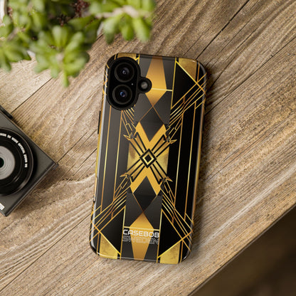Golden Deco Symphony iPhone 16 - Tough