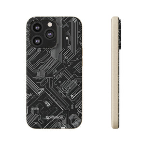 Cyber Circuitry Art | Biodegradable Phone Case