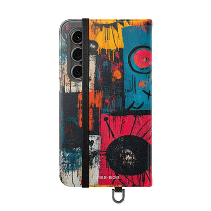Turquoise Grin - Samsung S24 Case - Wallet