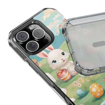 Bunnies Hunt Eggs iPhone Case - Impact