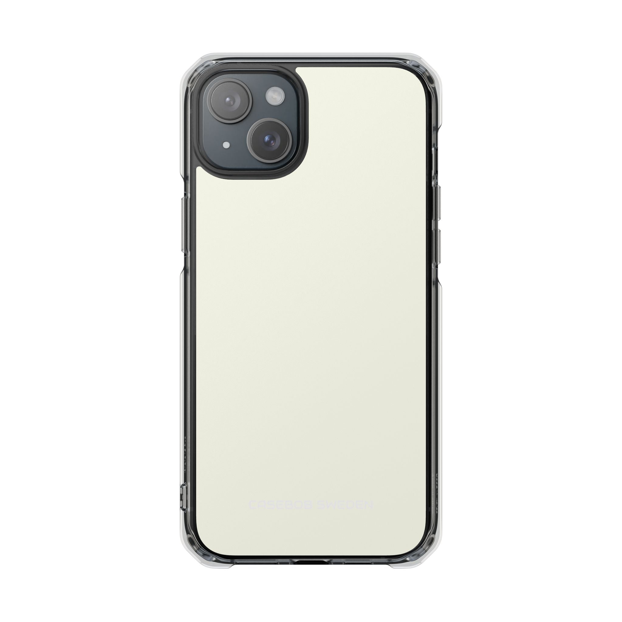 Ivory White - Clear Impact iPhone 15 Phone Case