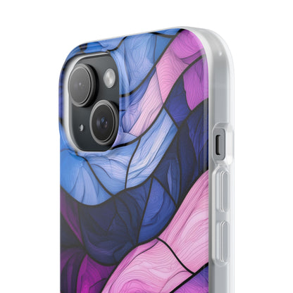 Wavelike Glow iPhone 15 Case - Soft