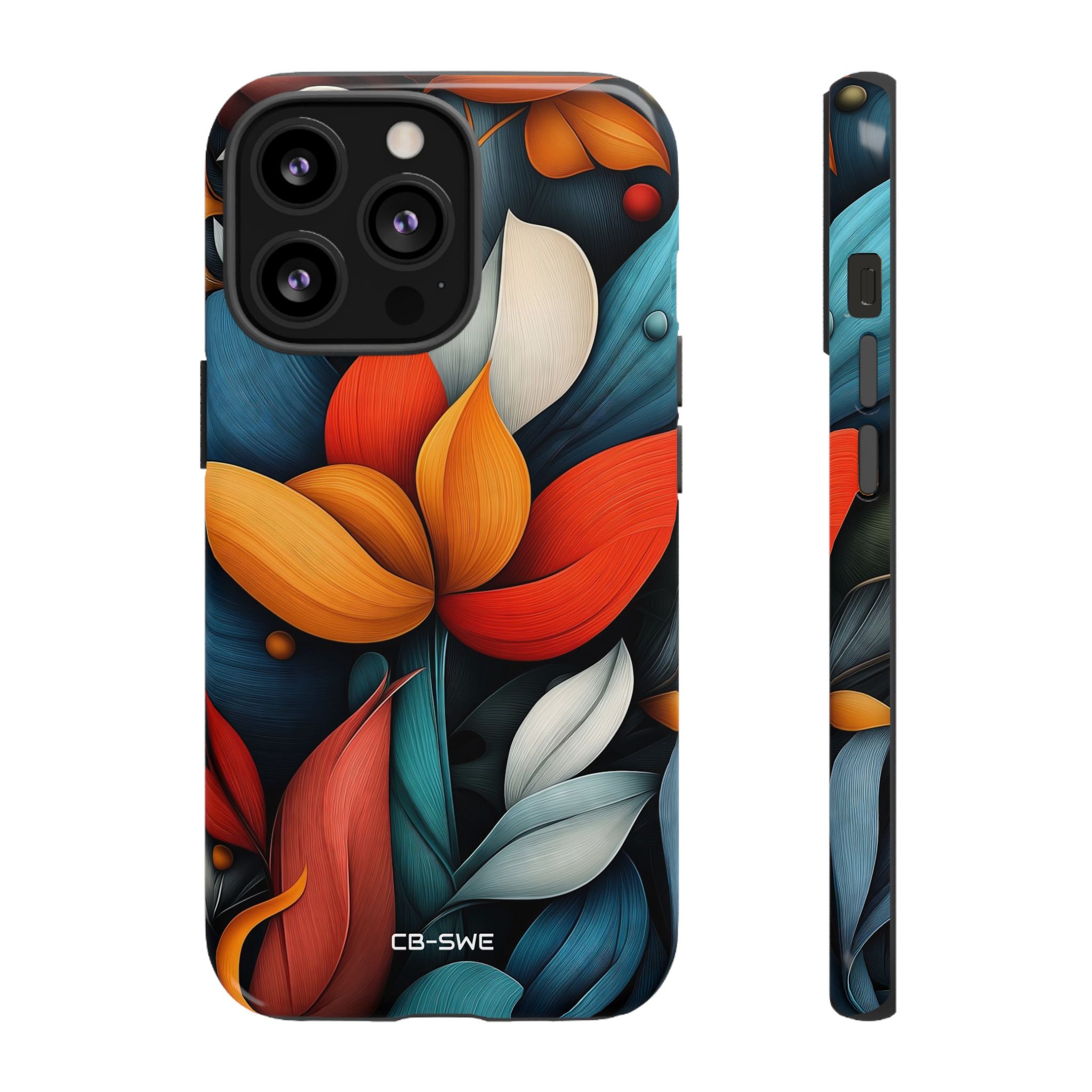 Vibrant Floral Harmony - iPhone Case