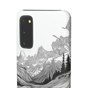 Monochrome Serenity | Slim Phone Case for Samsung