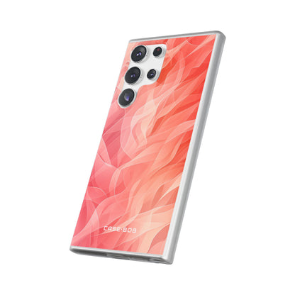 Peach Wave Drift Samsung S23 Ultra Case - Soft