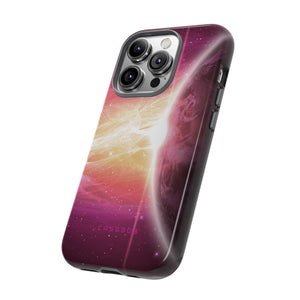 Purple Planets in Space - Protective Phone Case