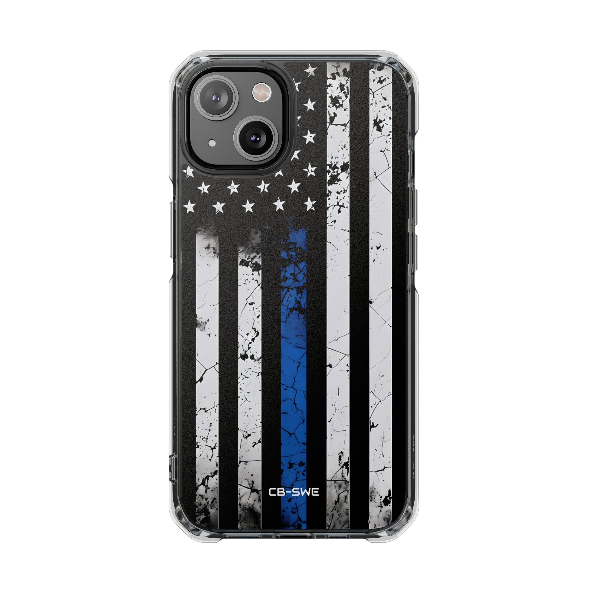 Modern Grunge Flag iPhone Case - Impact