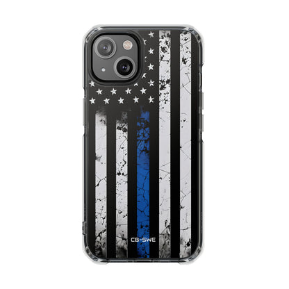Modern Grunge Flag iPhone Case - Impact