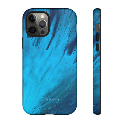 Light Blue Ink Art | Phone Case