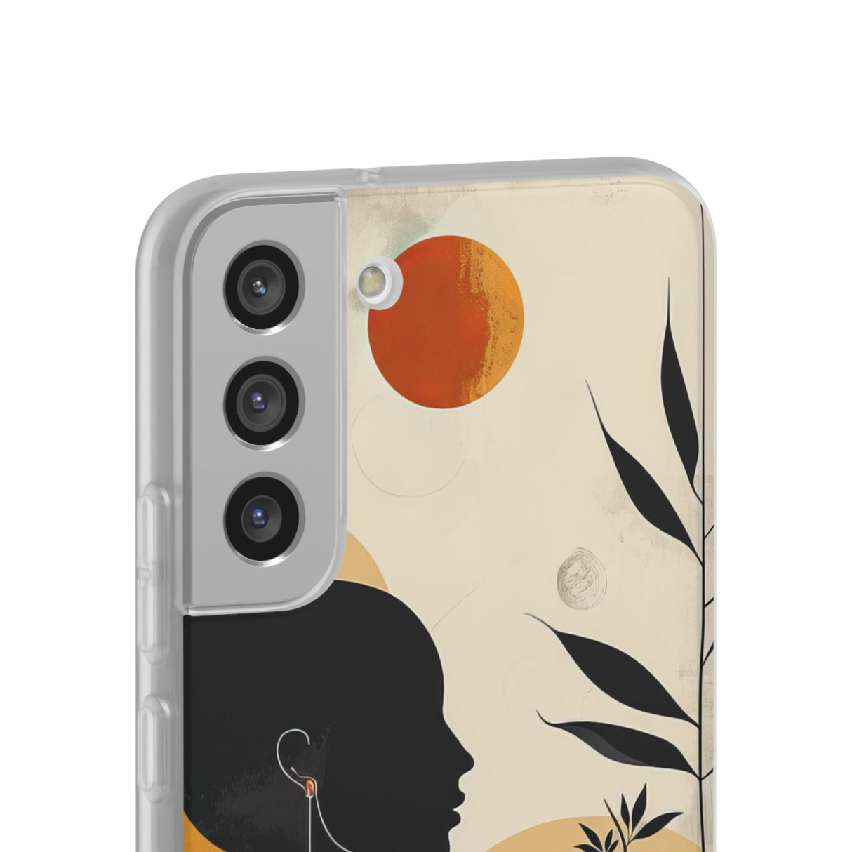 Modern Silhouette Tranquility | Flexible Phone Case for Samsung Galaxy