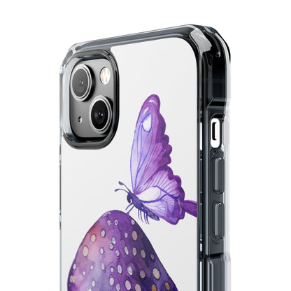 Whimsical Butterfly Perch iPhone Case - Impact