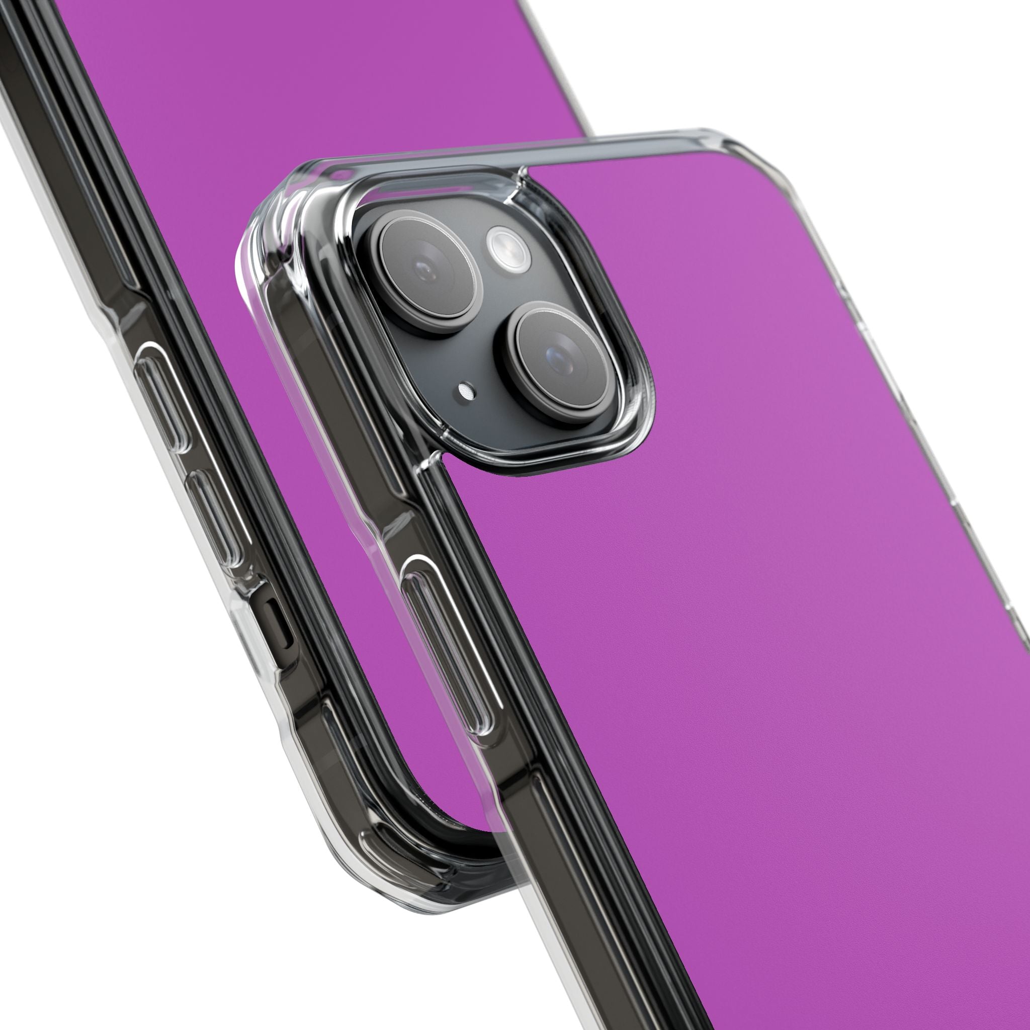 Deep Fuchsia - Clear Impact Case for iPhone