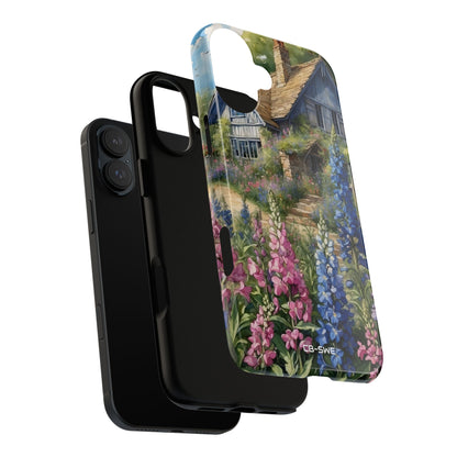 Cottage Surrounded Blossoms - iPhone Case