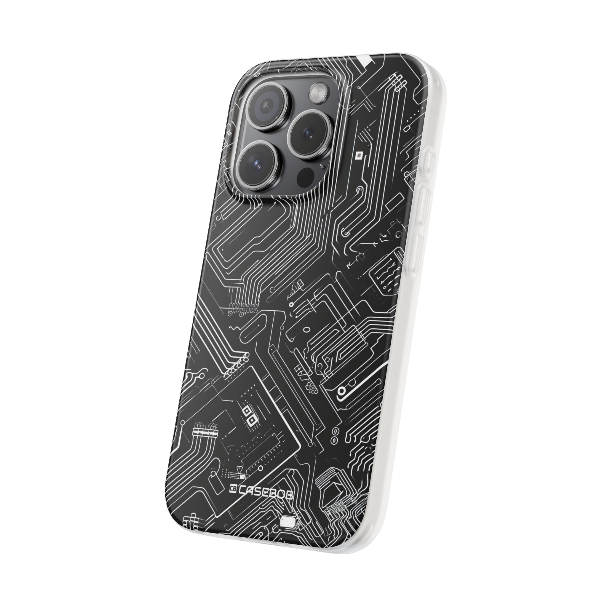 Cyber Circuitry Art | Flexible Phone Case for iPhone