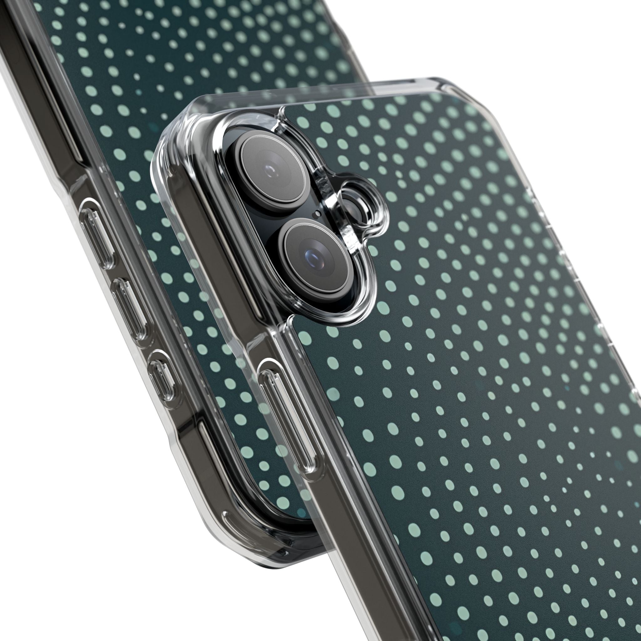 Teal Rippleflow iPhone 16 - Clear Impact Phone Case