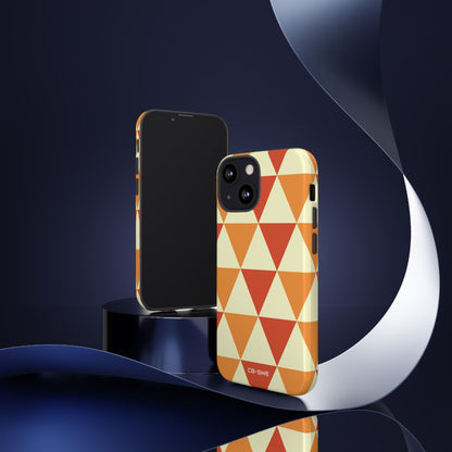 Autumn Triangles Dance - iPhone Case