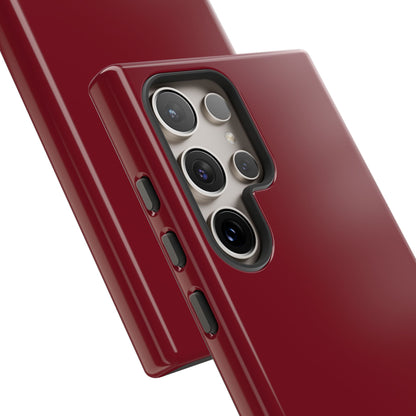 Burgundy Elegance: Minimalist Sophistication - For Samsung S24