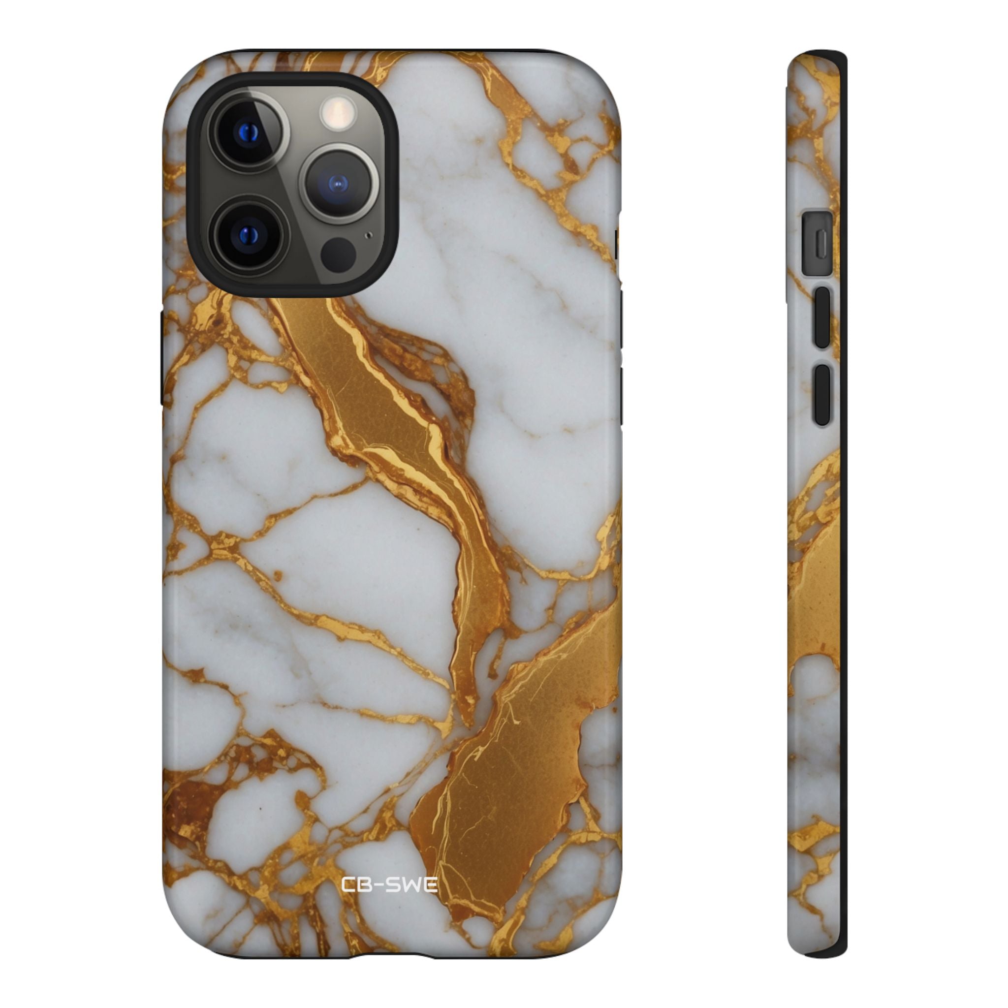 Golden Veins Flow - iPhone Case