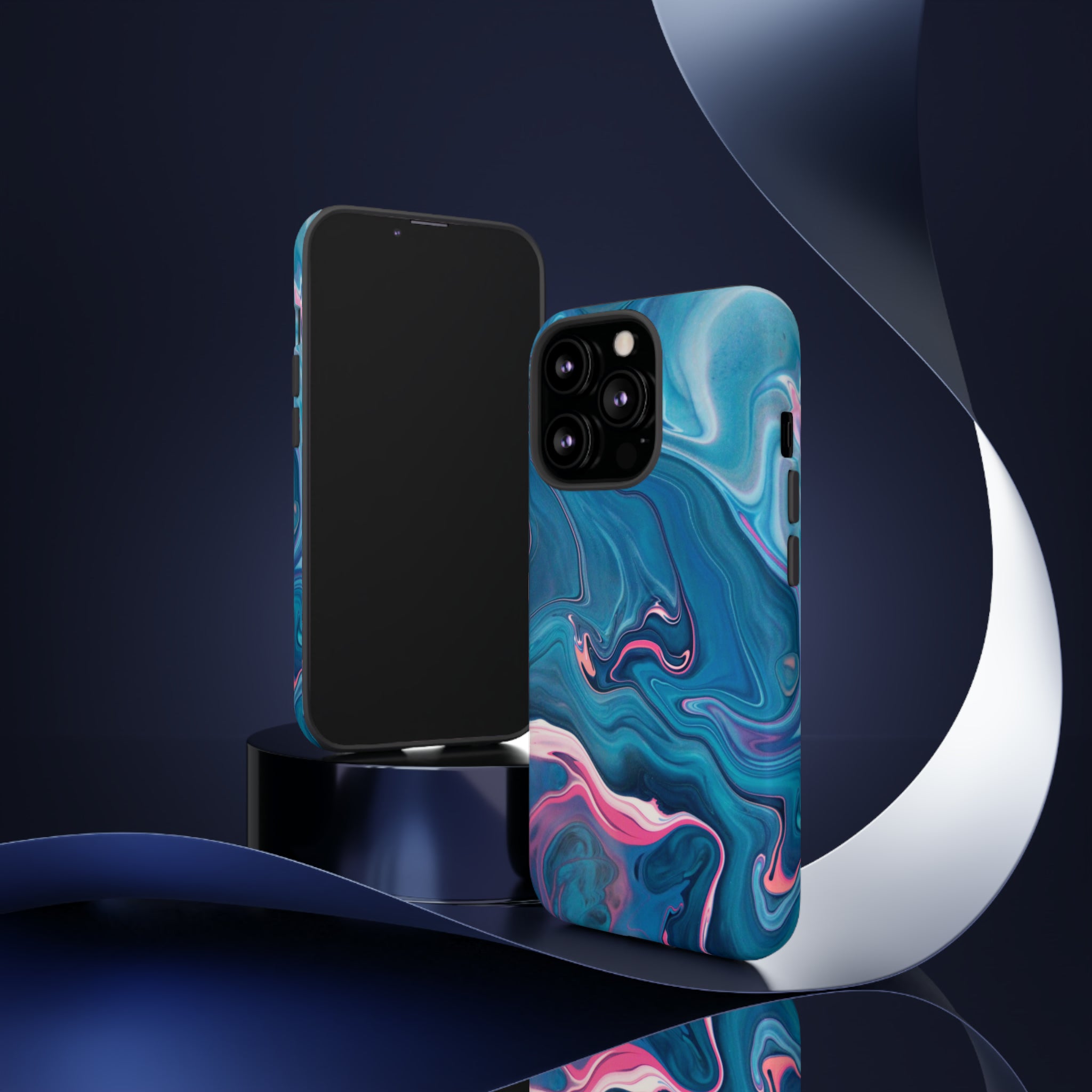 Blue Ink - Protective Phone Case