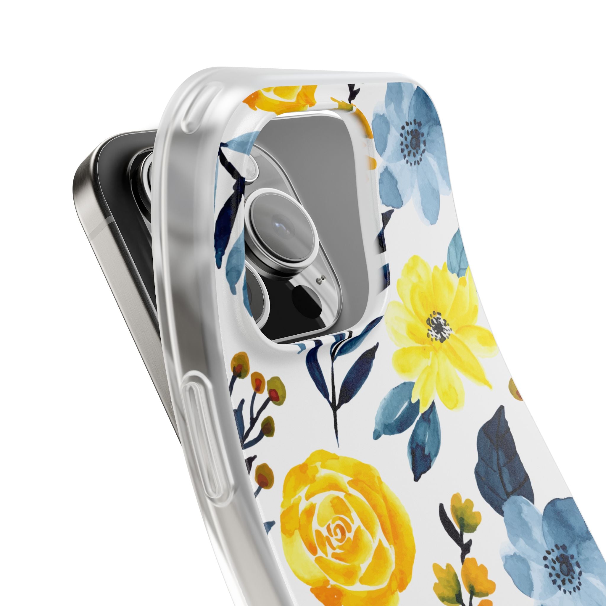 Golden Bloom iPhone 16 Pro Case - Soft