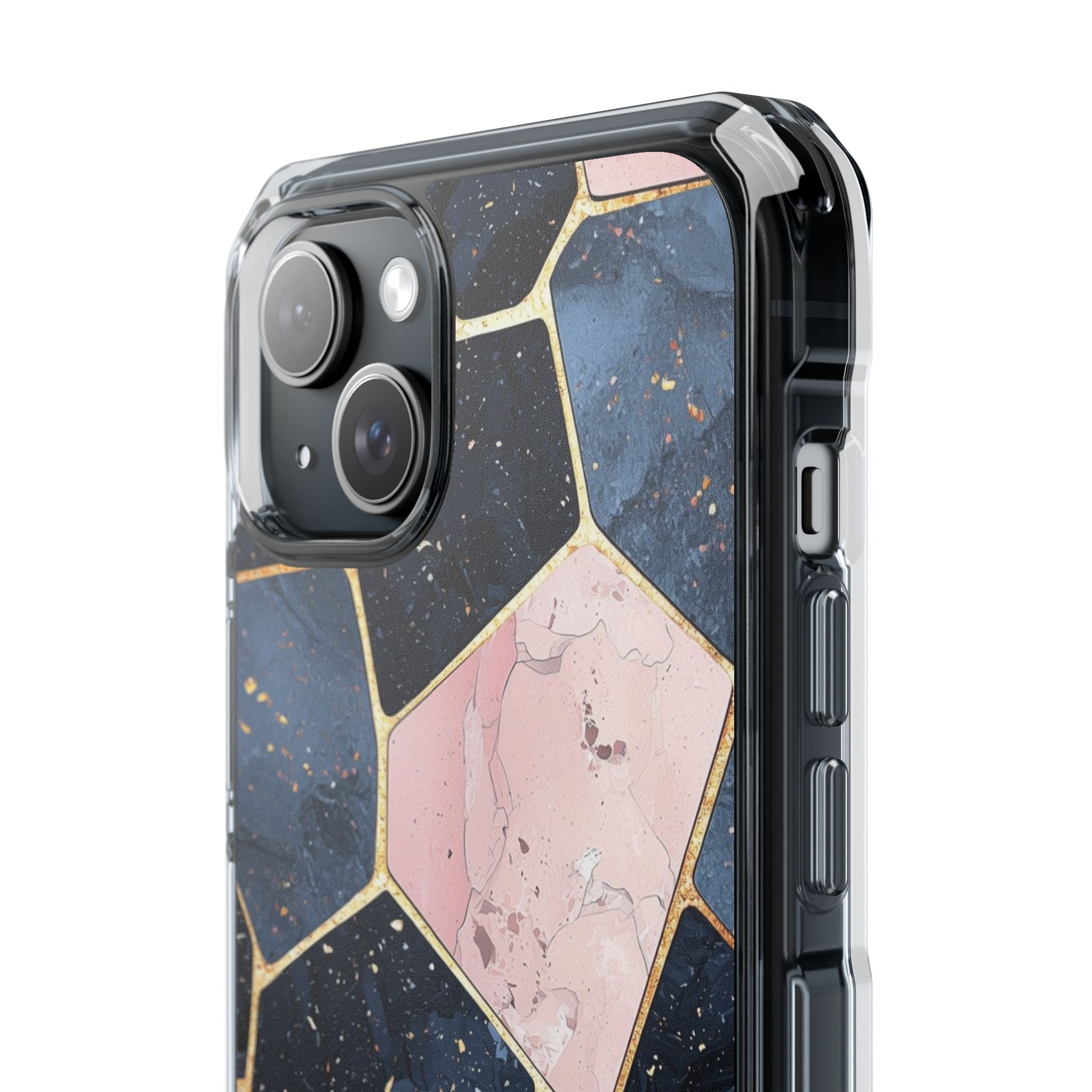 Golden Mosaic iPhone 15 Plus Case - Impact