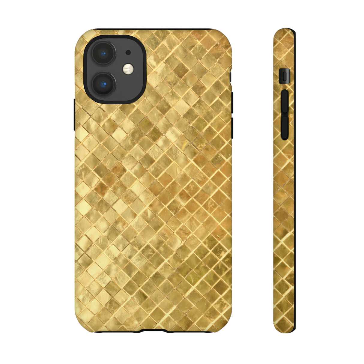 Goldenes Mosaik - Schutzhülle fürs Handy