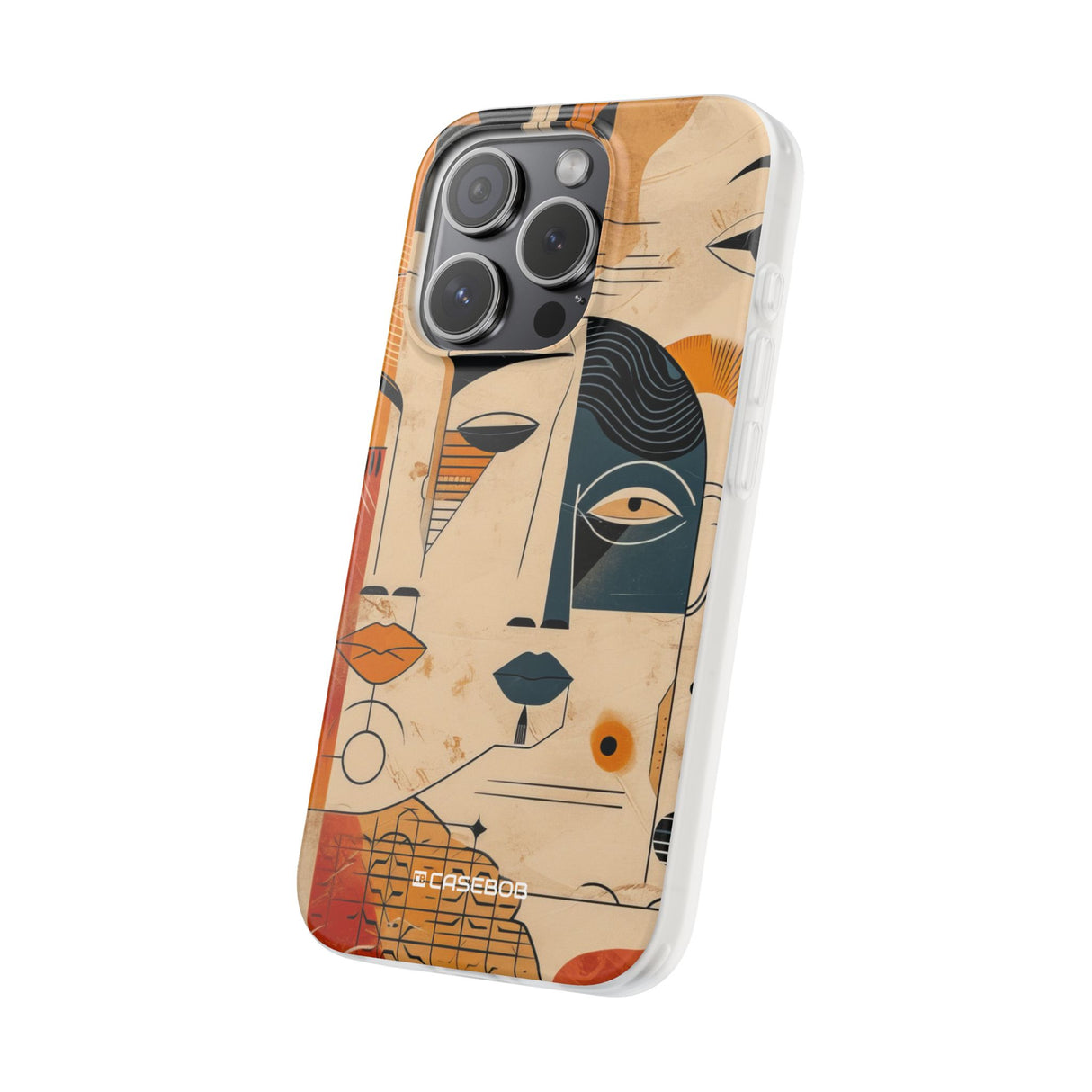 Cubist Introspection | Flexible Phone Case for iPhone