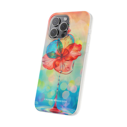 Ethereal Glass Flower iPhone 15 - Flexi Phone Case