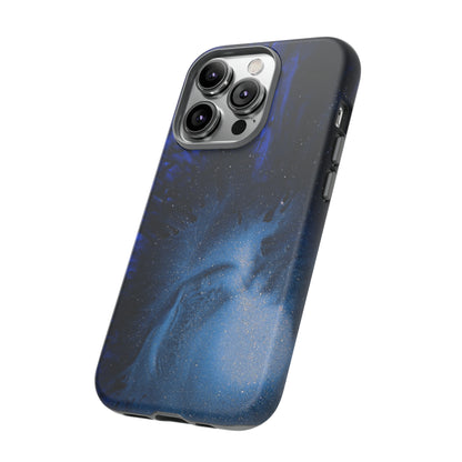 Winter Blue Ink Art - Protective Phone Case