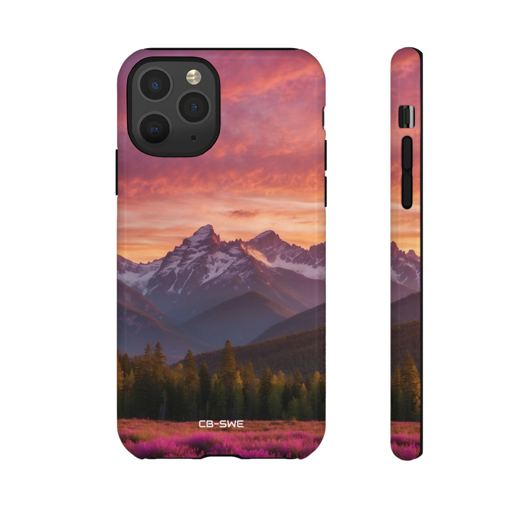 Mountain Peaks Glow - iPhone Case