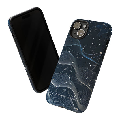 Gradient Neural Waves iPhone 15 - Tough Phone Case