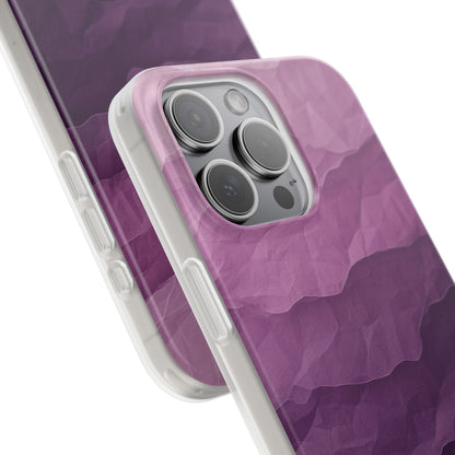 Purple Wave Layers iPhone 15 Pro Max Case - Soft