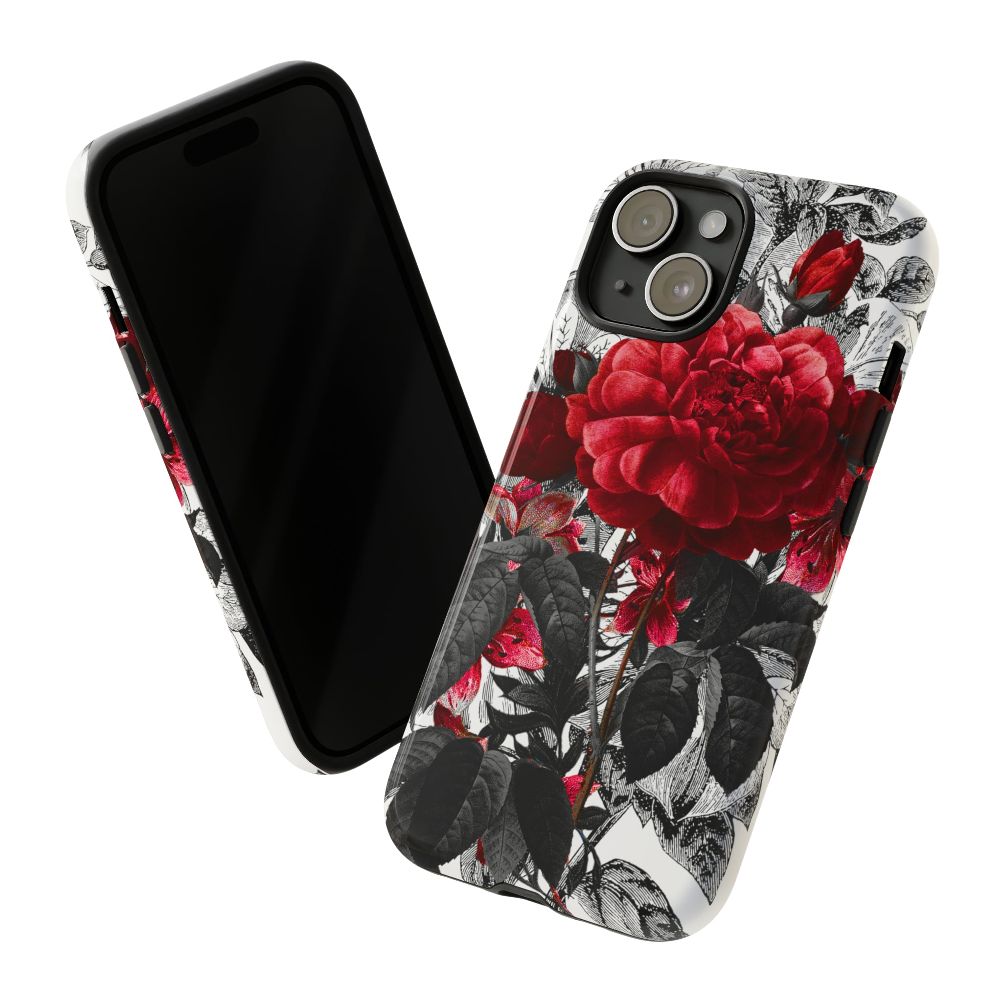 Grunicked Gothic Flower - Protective Phone Case