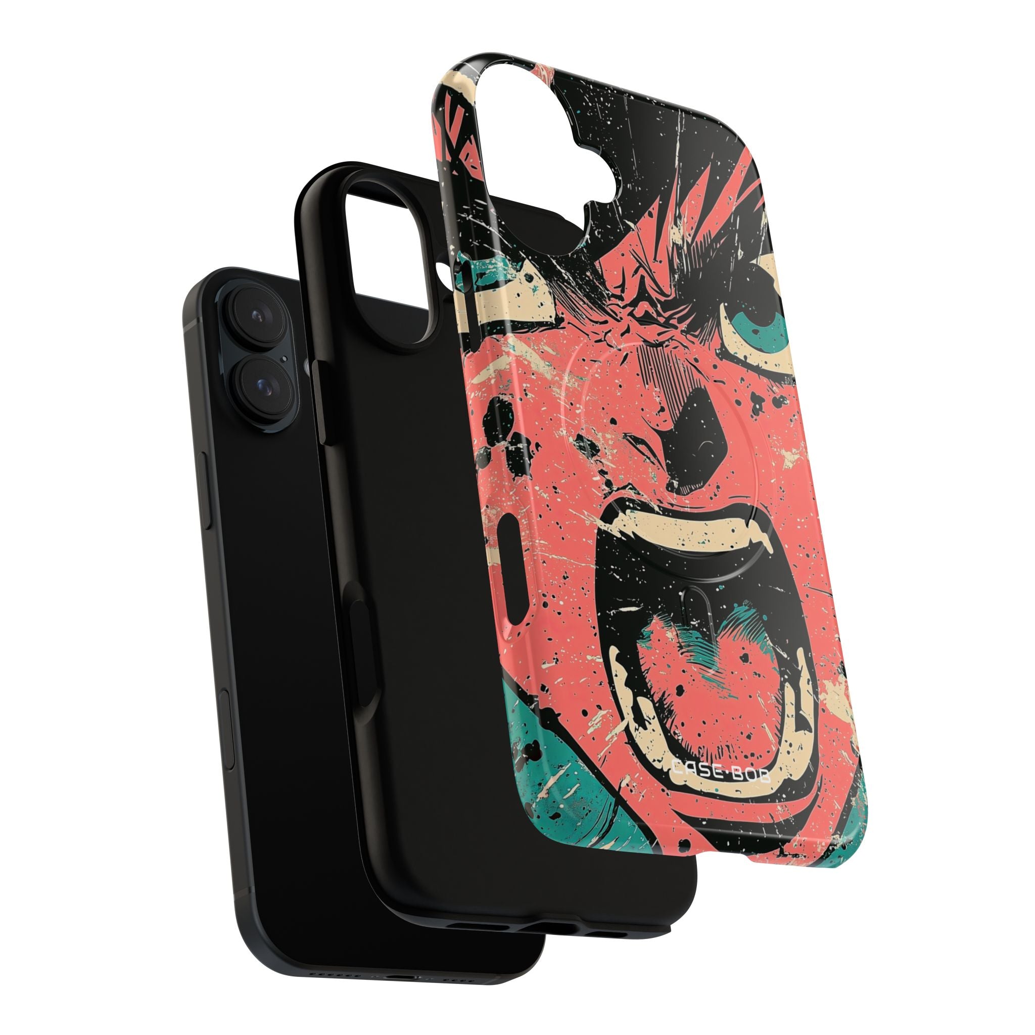 Screaming Face Pink iPhone 16 Plus Case - Tough+