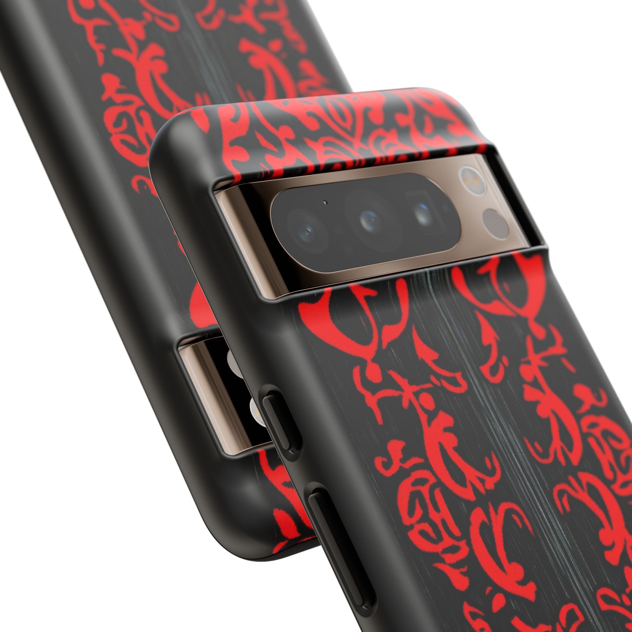 Gothic Crimson Symmetry Google Pixel 8 - Tough Phone Case