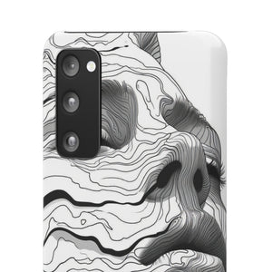 Topographic Serenity | Slim Phone Case for Samsung