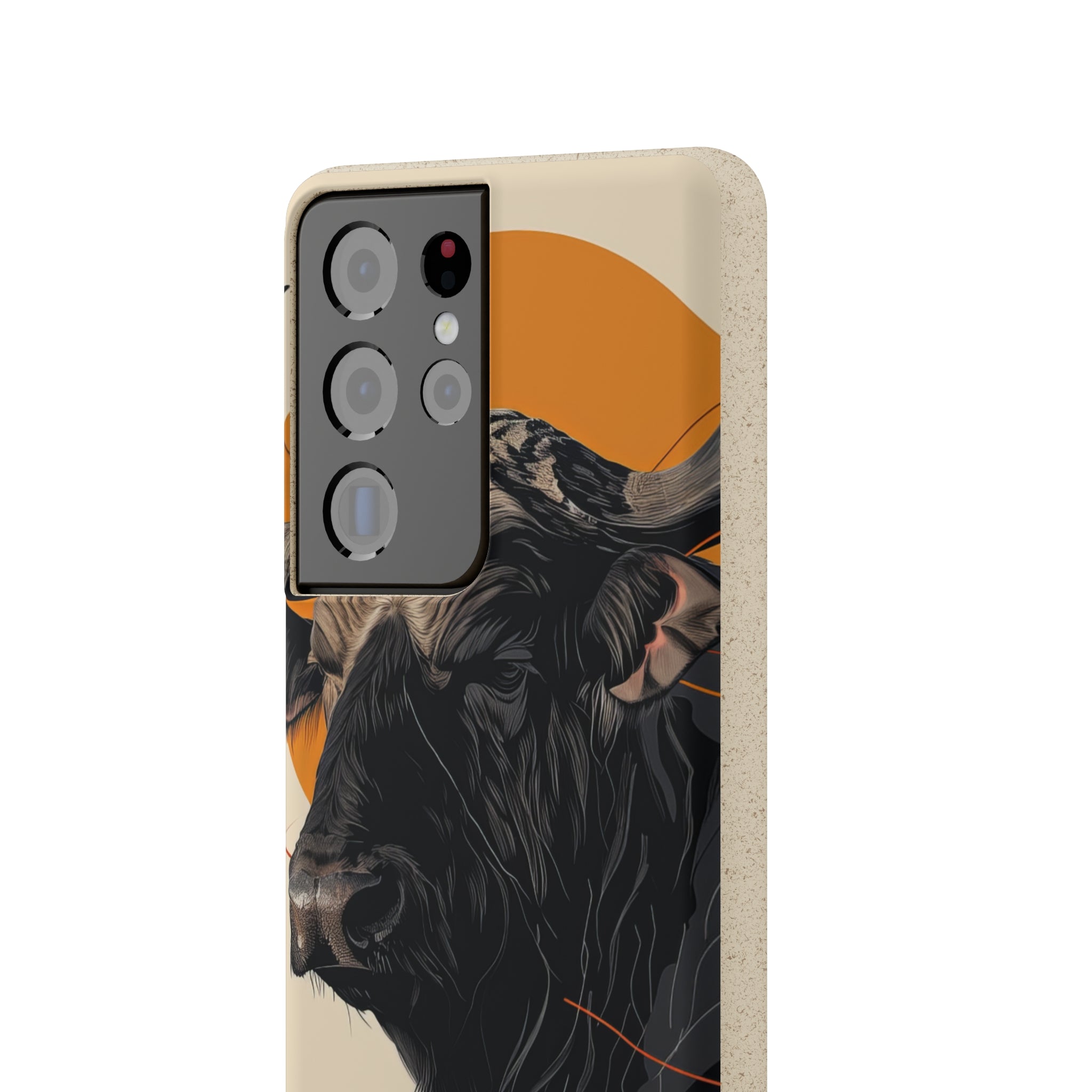 Majestic Buffalo Sun | Biodegradable Phone Case